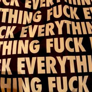 F*CK EVERYTHING BOMBER JACKET